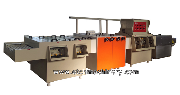  Double Side PCB Brushing Deburring Machine 