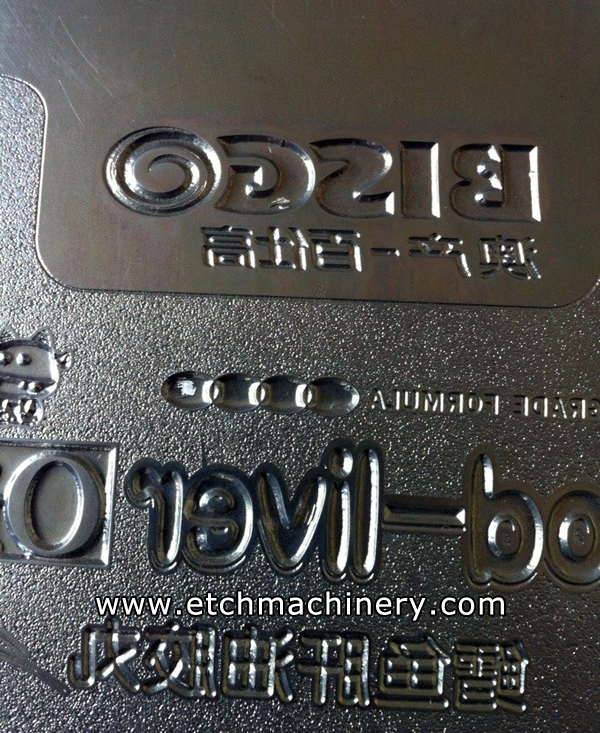 Zinc Hot Foil Stamping Die Etching