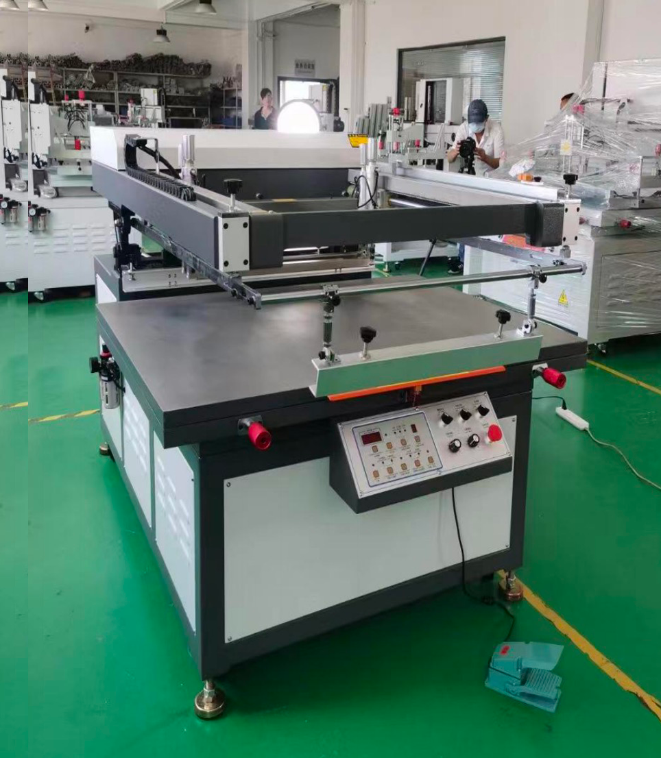 Oblique Arm Flatbed Screen Printing Machine
