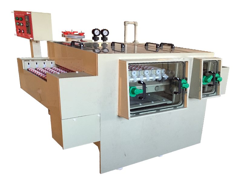 Solder mask developing machine for PCB photoresist spray development