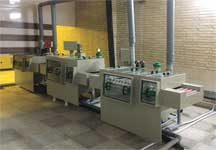 Small PCB DES production line compact develop etch strip